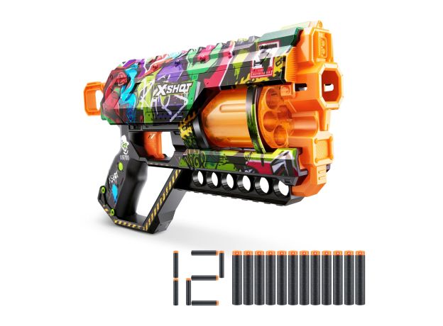 تفنگ ایکس شات X-Shot سری Skins مدل Griefer Graffiti, تنوع: 36561-Griefer Graffiti, image 4