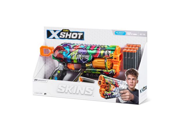 تفنگ ایکس شات X-Shot سری Skins مدل Griefer Graffiti, تنوع: 36561-Griefer Graffiti, image 7