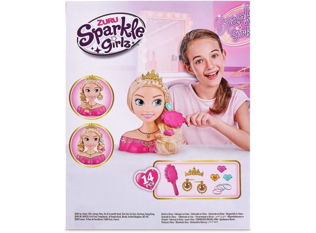 نیم تنه عروسک Sparkle Girlz مدل Styling Princess, image 7