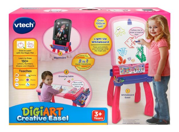 میز و تخته‌ی 3 حالته Vtech مدل Digi Art Creative Easel, image 