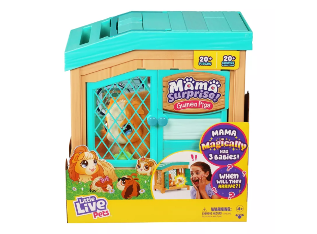 عروسک رباتیک خوکچه هندی ماما سورپرایز Little Live Pets, تنوع: 26410-Guinea Pigs, image 14