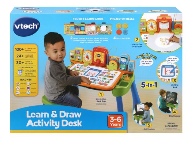 میز و صندلی 5 حالته موزیکال آبی Vtech, image 