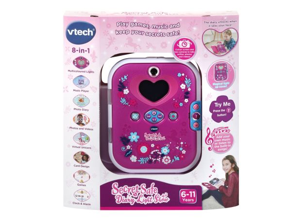 دفترچه خاطرات هوشمند Vtech مدل Secret Safe Diary Light Show, image 