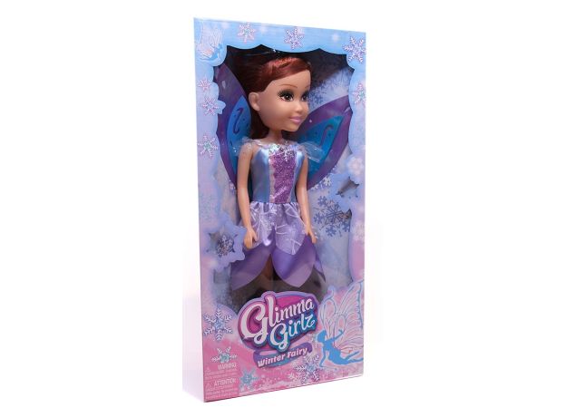 عروسک 45 سانتی پری Glimma Girlz مدل Winter Fairy با لباس بنفش, image 2