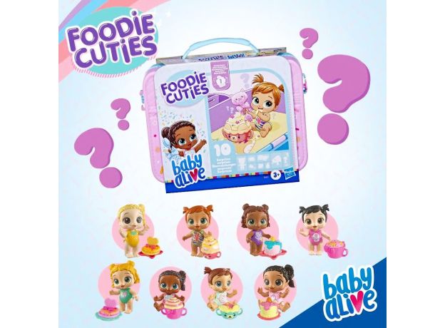 پک عروسک سورپرایزی بیبی الایو مدل Foodie Cuties سری 1, image 2