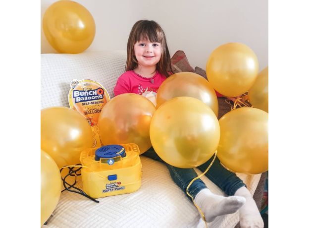 پارتی پمپ بانچ و بالون با بادکنک Bunch O Balloons طلایی, تنوع: 56174-Balloon Pump Gold, image 7