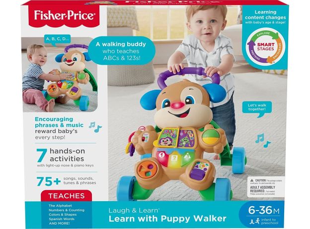 واکر آموزشی هاپو کوچولوی Fisher Price مدل آبی, image 