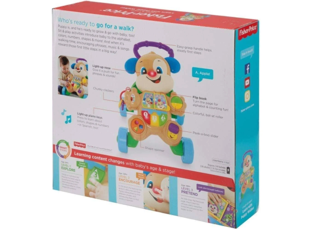 واکر آموزشی هاپو کوچولوی Fisher Price مدل آبی, image 10