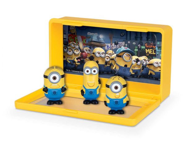 جعبه 3 تایی مینی فیگورهای مینیون (MINION), image 2