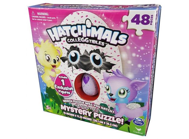 پازل 48 تکه هچیمال Hatchimals با 1 فیگور(Cardinal), image 