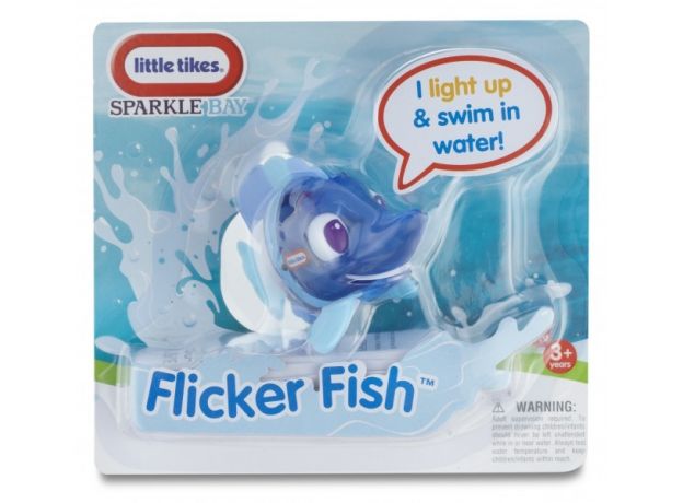 بازی حمامی ماهی فلیکر آبی درخشان (LITTLE TIKES), image 