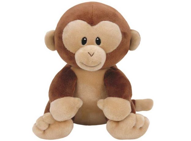 عروسک پولیشی نوزادی 18 سانتی میمون قهوه ایی (ty), image 