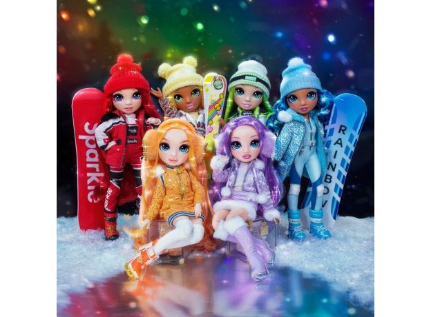 عروسک رنگین کمانی Rainbow High سری 1 تعطیلات زمستانی مدل Ruby Anderson, image 12