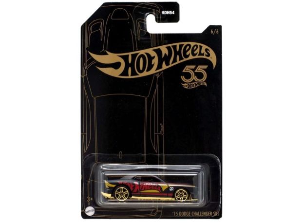 پک تکی ماشین Hot Wheels سری Chrome مدل 15 Dodge Challenger SRT, image 