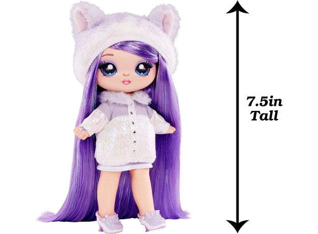 ست 3 در 1 نانانا سورپرایز Na! Na! Na! Surprise سری BackPack مدل Fuzzy Lavender Kitty, image 3