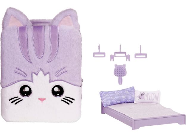 ست 3 در 1 نانانا سورپرایز Na! Na! Na! Surprise سری BackPack مدل Fuzzy Lavender Kitty, image 5