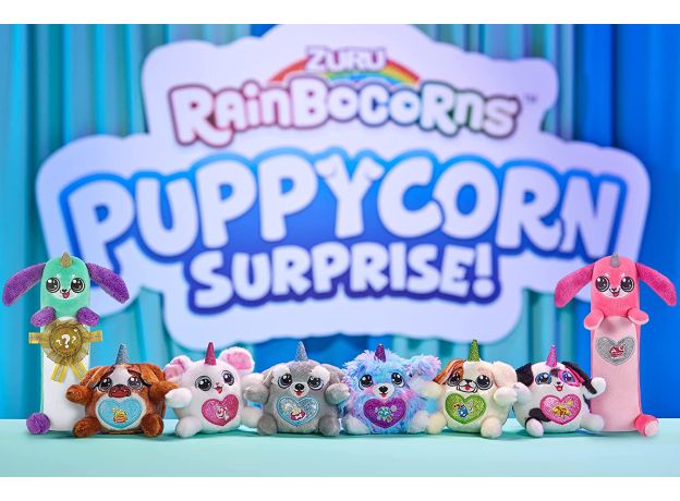 عروسک سورپرایزی رینبوکورنز RainBocoRns سری2  Puppycorn  نارنجی, image 13