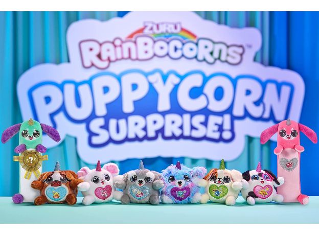 عروسک سورپرایزی رینبوکورنز RainBocoRns سری2  Puppycorn  آبی, image 10