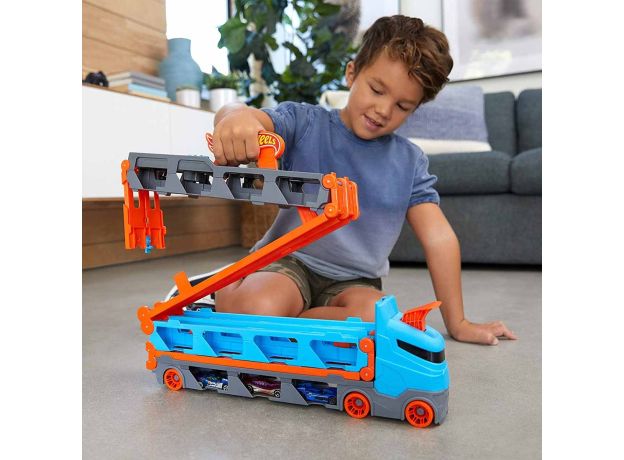 کامیون Hot Wheels سری City مدل Speedway Hauler, image 13