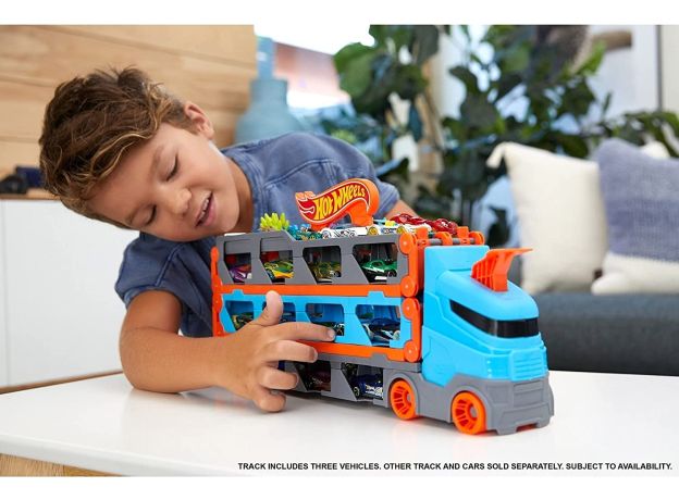 کامیون Hot Wheels سری City مدل Speedway Hauler, image 14