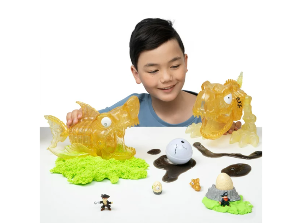 اسکلت اسمشرز Smashers سری داینو آیلند Dino Island با استخوان قرمز, image 9