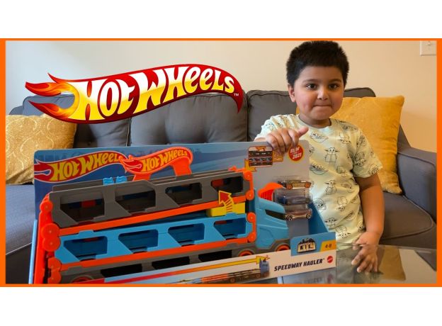 کامیون Hot Wheels سری City مدل Speedway Hauler, image 16