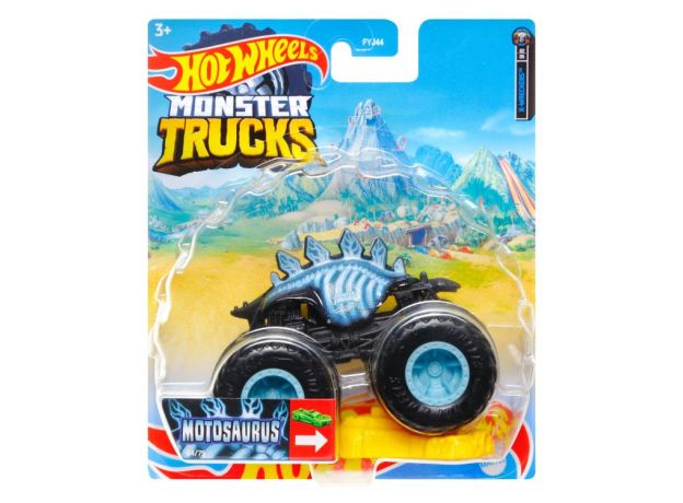 پک تکی ماشین Hot Wheels سری Monster Truck مدل Motosaurus, تنوع: FYJ44-Motosaurus, image 