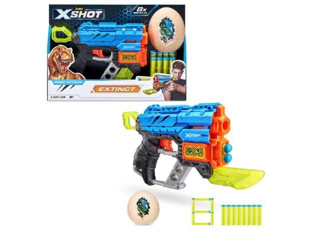 تفنگ ایکس شات X-Shot مدل Extinct آبی, image 