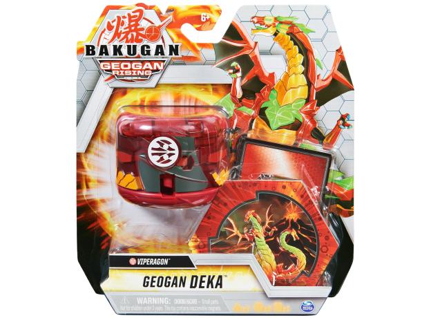 پک تکی بازی نبرد باکوگان Bakugan سری Geogan Deka مدل Viperagon, image 