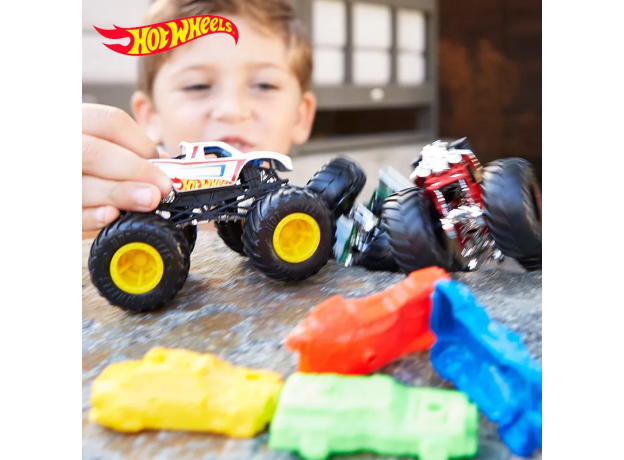 پک تکی ماشین Hot Wheels سری Monster Truck مدل Will Trash It All, تنوع: FYJ44-Will Trash It All, image 4