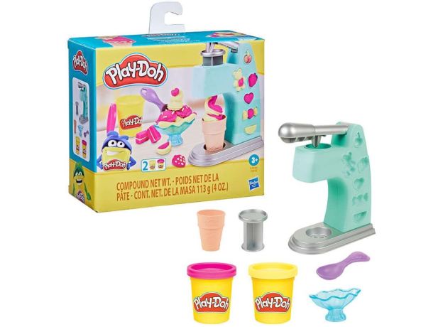 ست کوچک خمیربازی دستگاه بستی ساز Play Doh, تنوع: E4902EU42-Icecream, image 