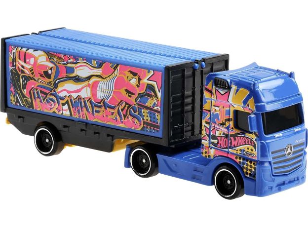 کامیون مسابقه ای Hot Wheels مدل مرسدس بنز اکتروس, تنوع: BFM60-979J-Mercedes Benz Actros, image 3