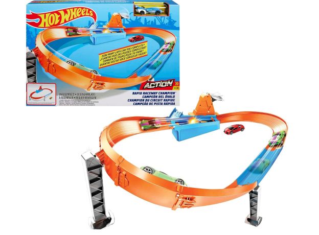 پیست ماشین های Hot Wheels سری  Actionمدل Rapid Raceway Champion, image 