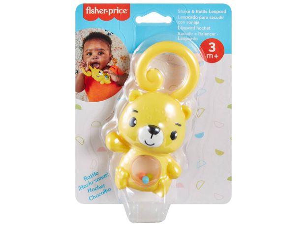 جغجغه پلنگ کوچولو Fisher Price, تنوع: HJW11-Leopard, image 