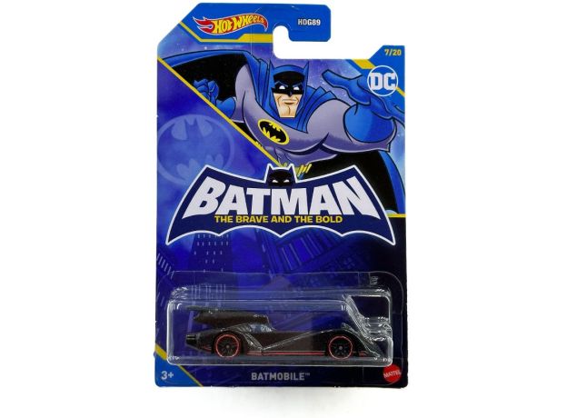 پک تکی ماشین Hot Wheels سری Batman مدل Batmobile, image 