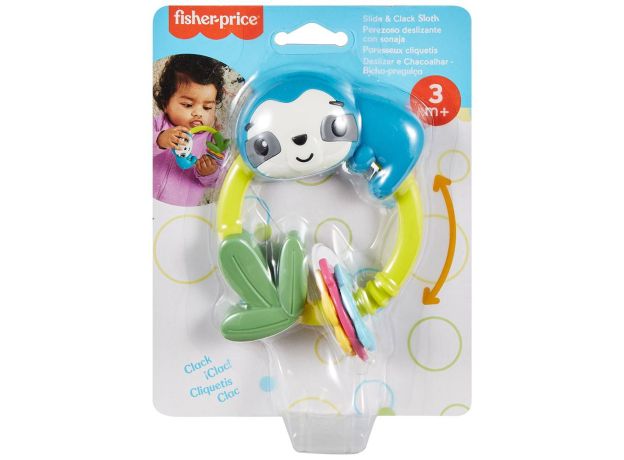 جغجغه تنبل کوچولو Fisher Price, تنوع: HJW11-Sloth, image 