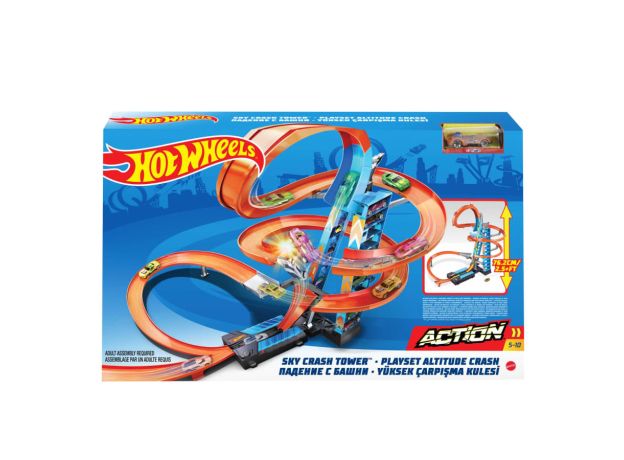 پیست ماشین های Hot Wheels سری Action مدل Sky Crash Tower, image 