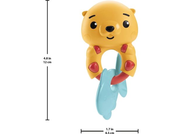 جغجغه و دندونی سمور آبی کوچولو Fisher Price, تنوع: HJW11-Otter, image 5