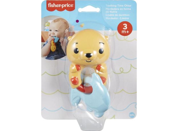 جغجغه و دندونی سمور آبی کوچولو Fisher Price, تنوع: HJW11-Otter, image 