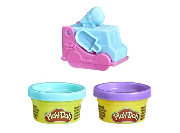 ست خمیربازی ماشین بستنی فروشی Play Doh با چرخ های صورتی, تنوع: F3571-Pink, image 3