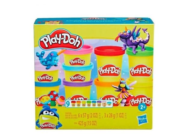 پک 9 تایی خمیربازی Play Doh مدل فانتزی, تنوع: F7369-Fantasy, image 3