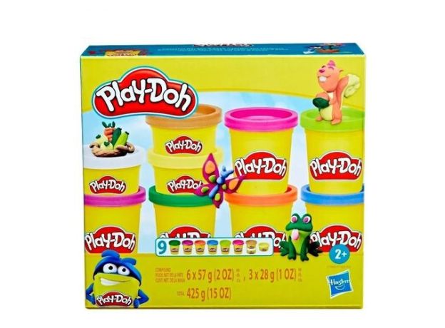 پک 9 تایی خمیربازی Play Doh مدل حیوانات جنگل, تنوع: F7369-Animal, image 3