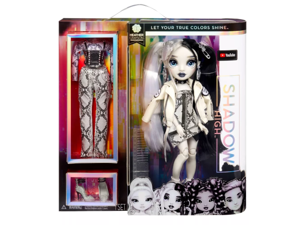 عروسک رنگین کمانی Shadow High سری 1 مدل Heather Grayson, تنوع: 580782-Heather Grayson, image 7