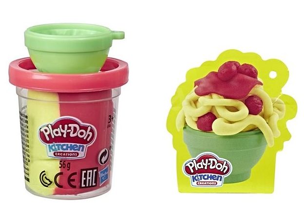 پک تکی خمیربازی Play Doh مدل ماکارونی, تنوع: E7474-Spagetti, image 