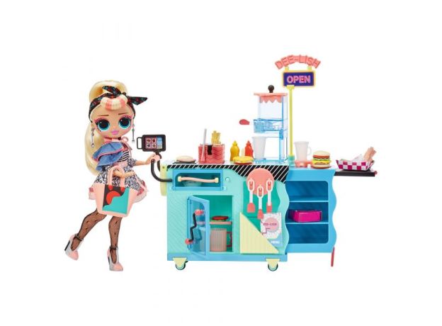 سرویس غذاخوری عروسک های LOL Surprise به همراه عروسک Miss Sundae, تنوع: 119449- To Go Diner, image 4