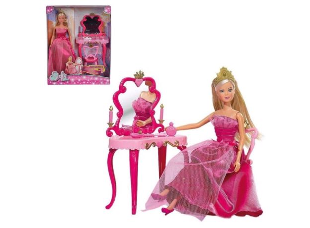 عروسک 29 سانتی Steffi Love به همراه میز آرایشی افسانه ای, image 