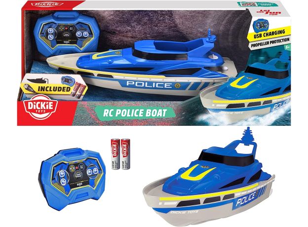 قایق پلیس کنترلی Dickie Toys, image 