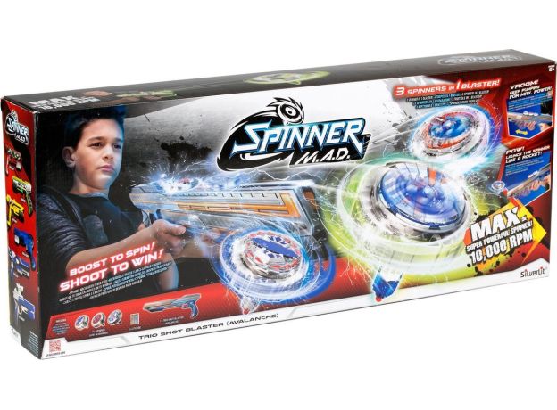 تفنگ Spinner M.A.D مدل Trio Shot Blaster, image 