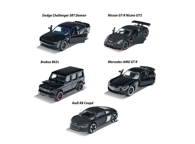 پک 5 تايی ماشين های فلزی Majorette مدل Black Edition, image 3