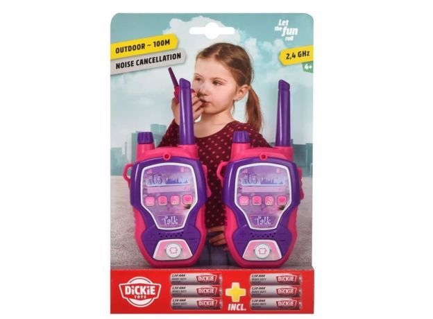 واکی تاکی Dickie Toys مدل صورتی, تنوع: 201118199-Walkie Talkie Pink Drivez, image 